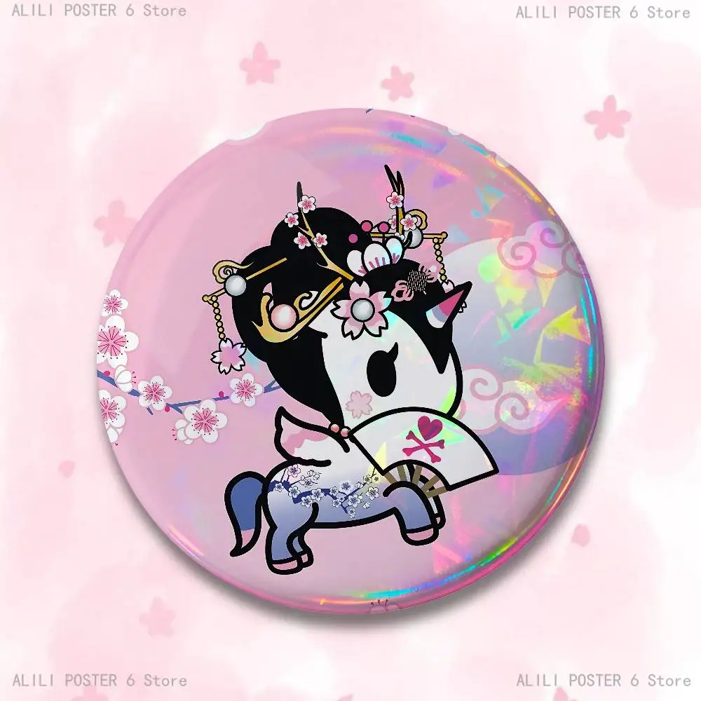 T-TokidokiS Emaille Pin Weißblech Runde Brosche Cosplay Nijigen Otaku Kultur Abzeichen 58mm 44mm 32mm 75mm 25mm – Detail 9