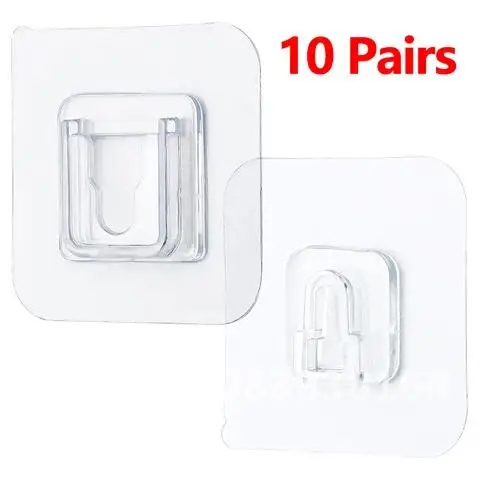 

Strong Transparent Suction Cup Holder Double-Sided Adhesive Wall Hooks Hanger For Kitchen bathroom Photo frame Mirror Hooks