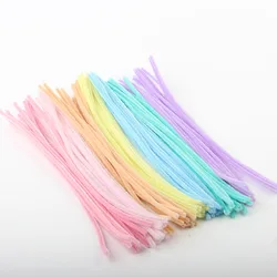 50pcs Colorful Chenille Stems for Creative DIY Crafts and Educational Handmade Projects for Kids (Macaron)