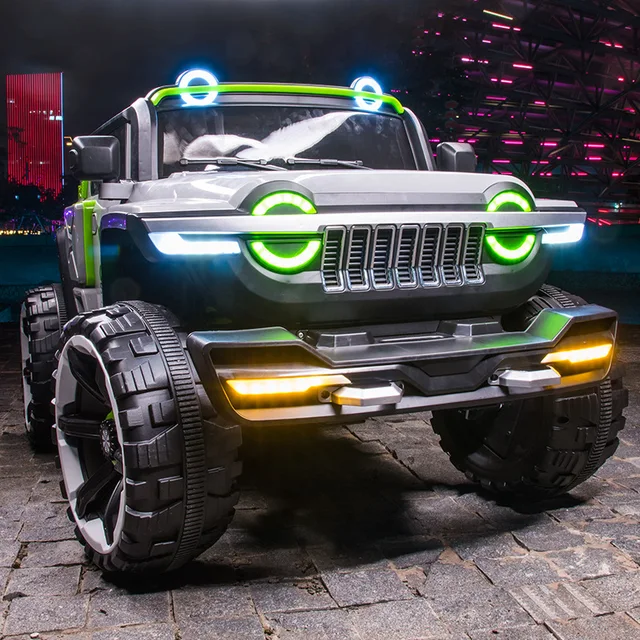 New Children's Electric Car Boys and Girls Off-road Vehicle Four-wheel Drive Toy Cars Ride on Car Scooter Electric for Kid 5