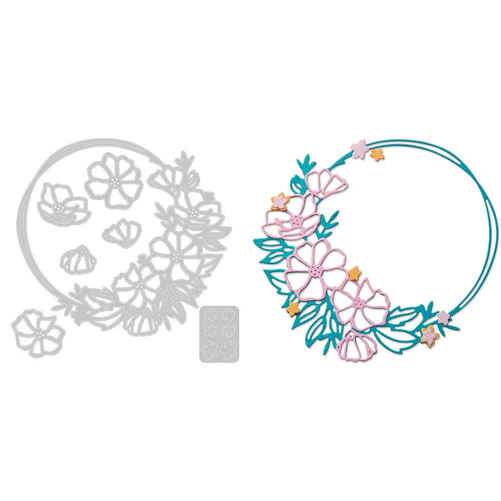 

Wreath Flower New Design Craft Metal Cutting Die Cut Dies Decoration Scrapbook Album Paper Card Craft Embossing Die Cuts