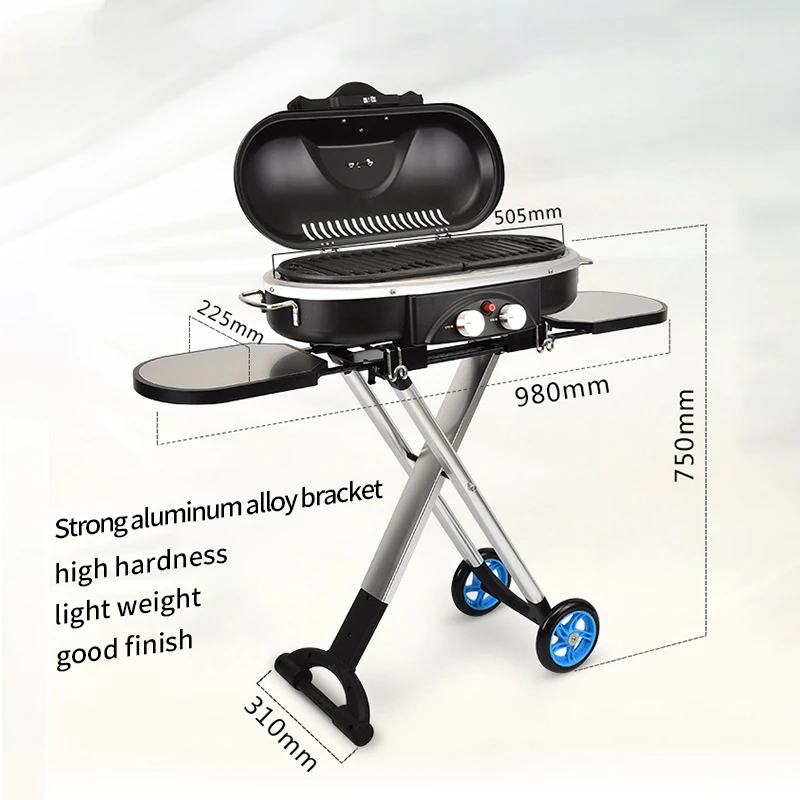 

Patio natural rotisserie cooker barbecue manufacturers portable camping mini outdoor kitchen 2 burner bbq gas grill