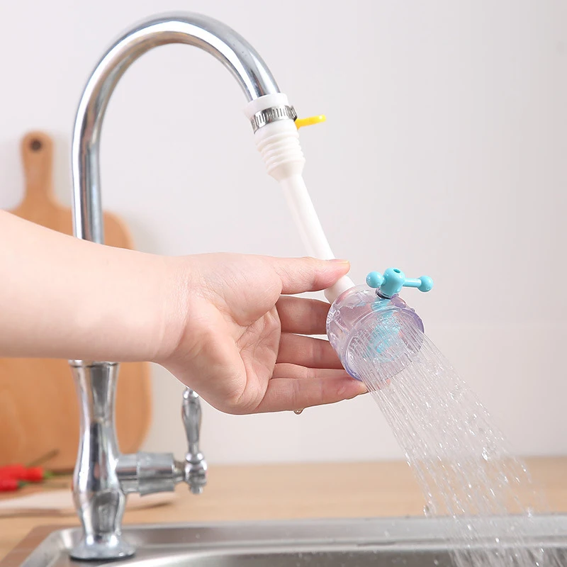 360 Degree Home Rotatable Water Bubbler Head Water Saving Faucet Aerator Nozzle Tap Adapter Device Kitchen Bathroom Supplies 2