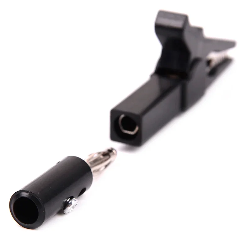 Alligator Clip Banana Plug Test Probes 4mm Banana Plug Cable Clips Red Black Test Accessories