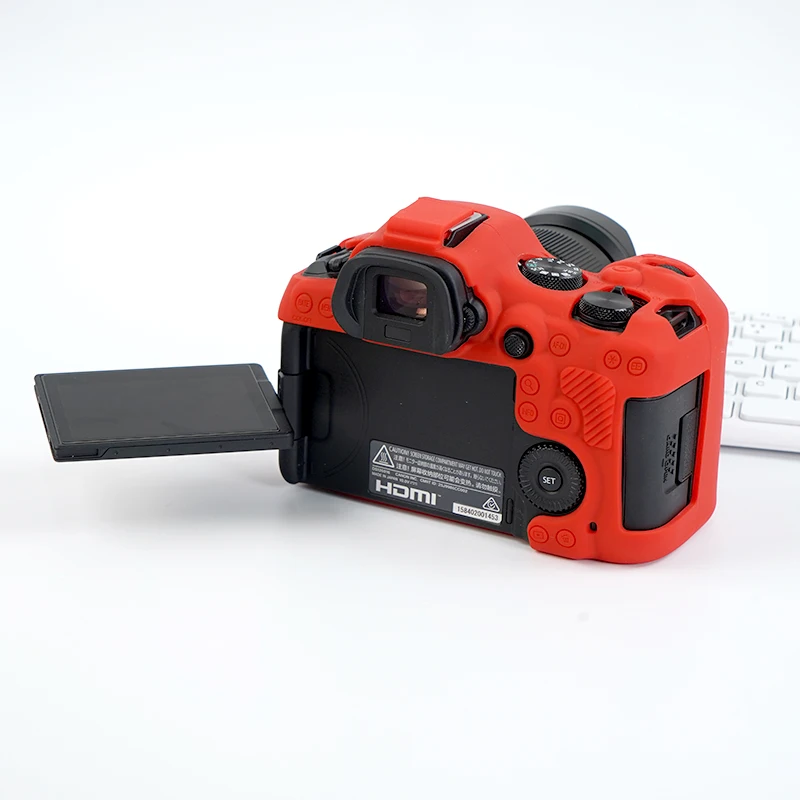 NIYI 카메라 실리콘 케이스 캐논 EOS R6III R6 마크 3 카메라 보호 케이스 가방 파우치 방수 스크래치 방지 R63 프로텍터