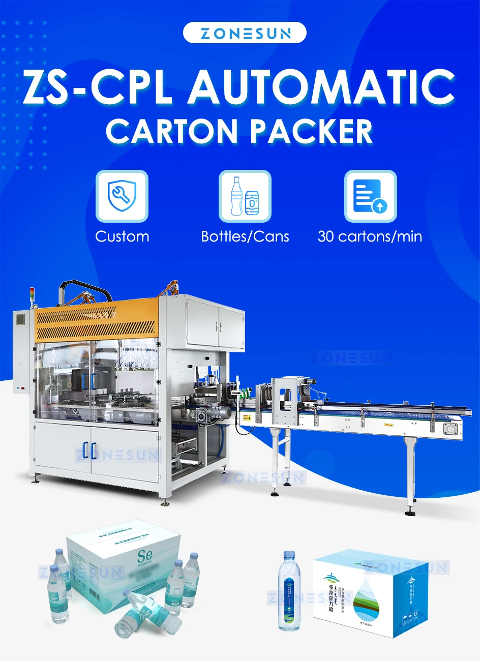 ZONESUN ZS-CPL Automatic Carton Packaging Machine