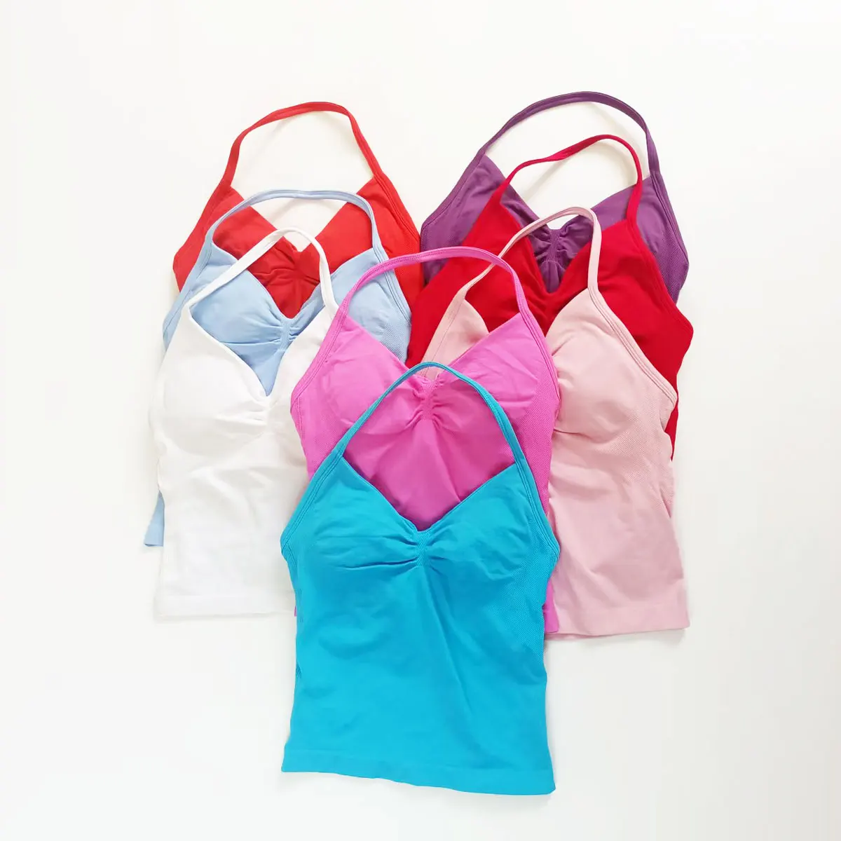 Seamless Strappy Yoga Tank 3