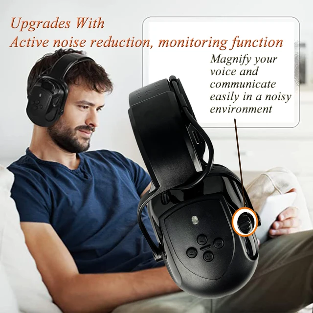 Bluetooth Noise Reduction Earmuffs Wireless Hearing Protection