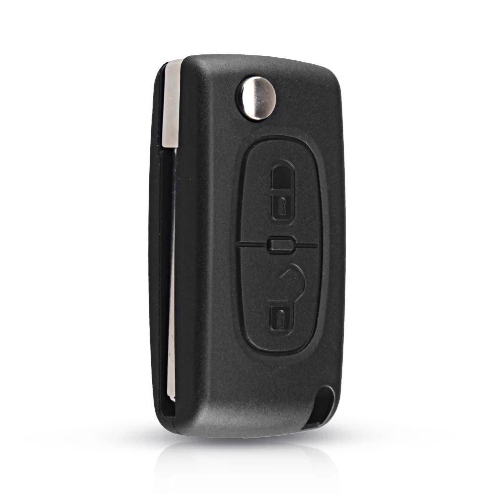 Car Remote Key XNRKEY 2 Button Flip Smart For Peugeot Citroen Blade HU83 0536 FSK 433MHz Chip ID46 / PCF7961