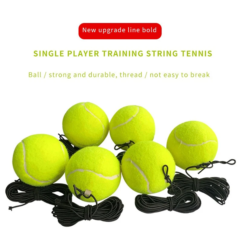 1/2/5pcs Tennis Base Rope Training Equipment Self-Taught Rebounder Sparring High Bounce Durable