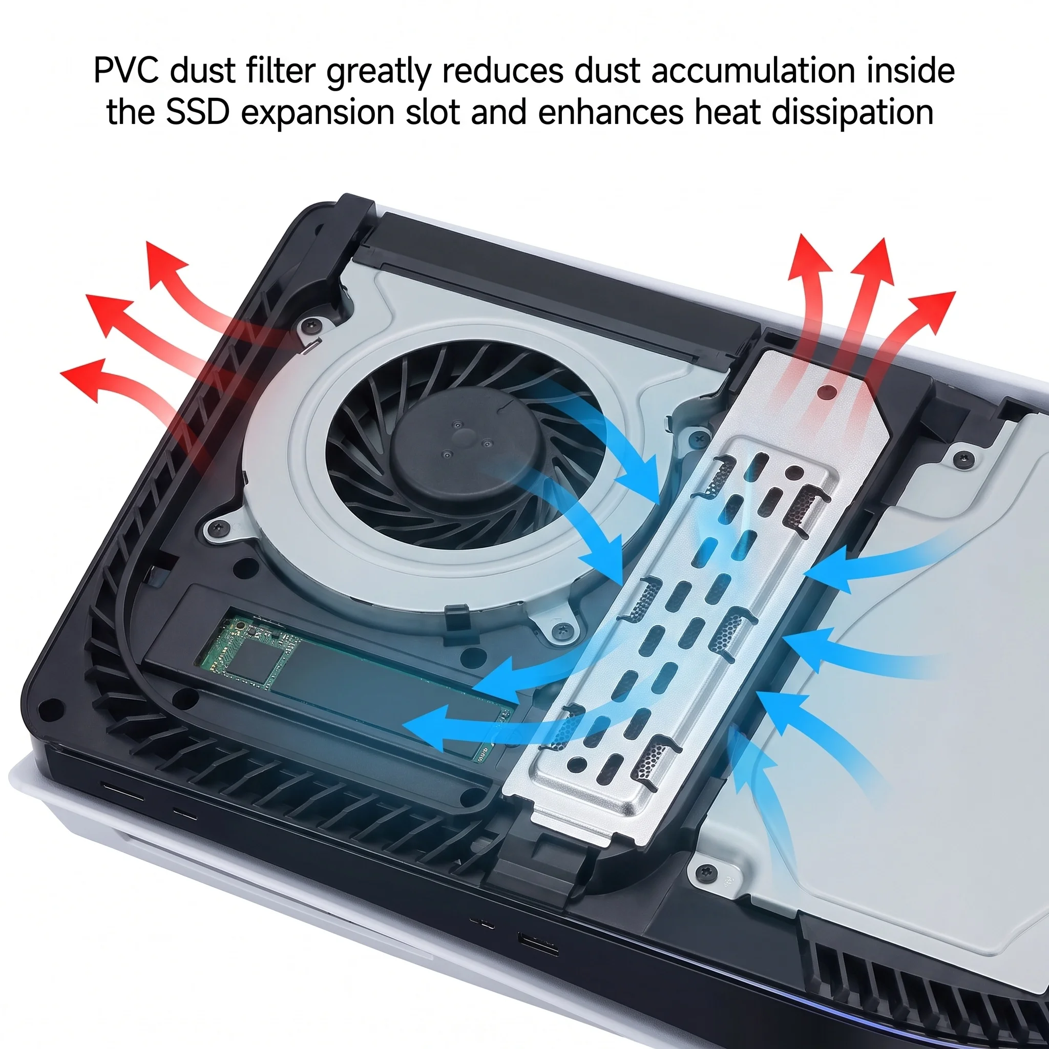 Enhanced Metal Heat Dissipation Cover with Breathable Design