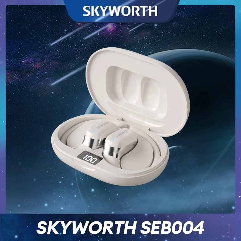 

Choice SKYWORTH SEB004 TWS Wireless Bluetooth 5.3 Earphones Touch Control Headphones Low Latency Earbuds Deep Bass 2024