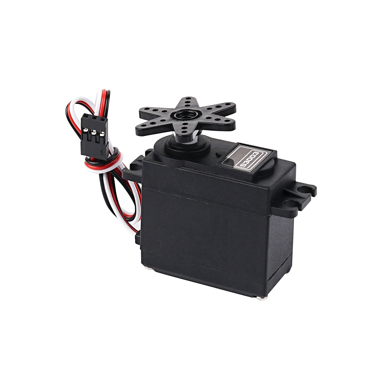 Servomoteur RC S3003 6kg 180/270/360° 4.8-6V Standard 25T pour Voiture Avion Bateau