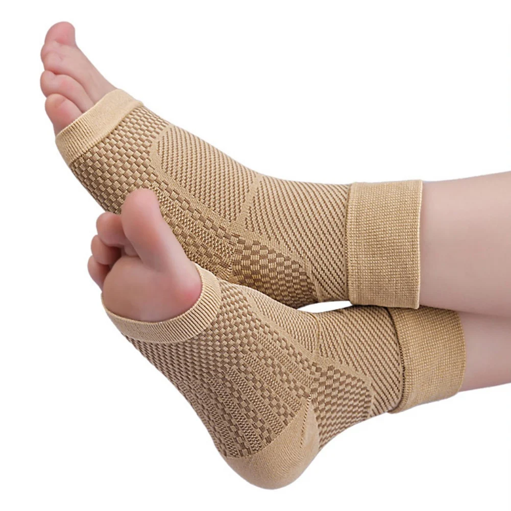 

5 Pairs Outdoor Sports Compression Socks Ankle Care Shockproof Running Fitness Yoga Socks for Men Women Ankle Supports Foot Care