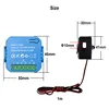 Tuya Smart New WiFi Energy Clamp Bidirectional Meter with Buzzer Alarm for Threshold App Monitor Export Import Power AC110V/240V 6