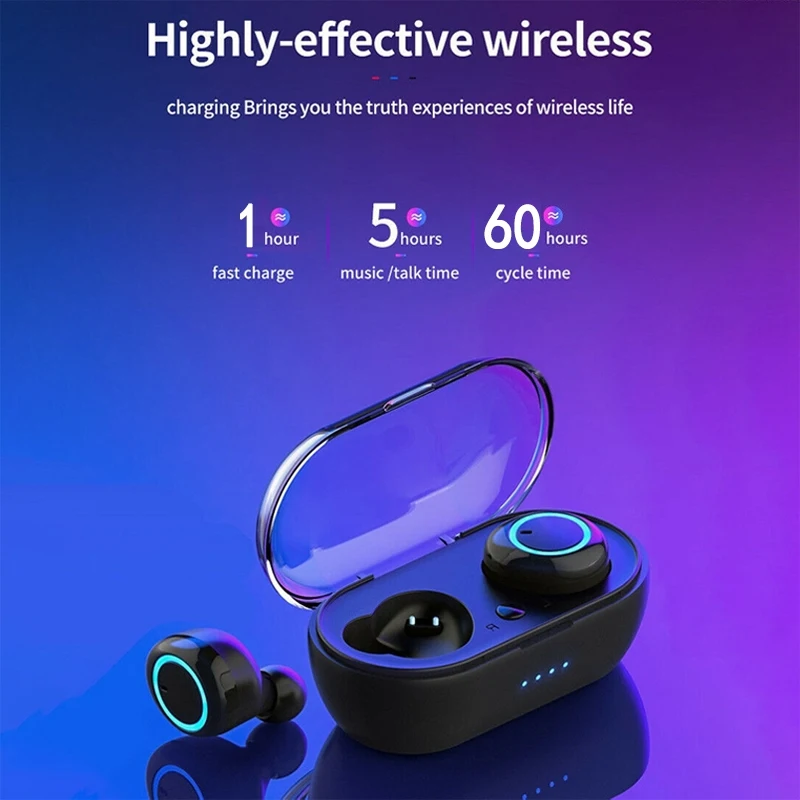 Y50 TWS Bluetooth Earphones Wireless Headset IPX7 Waterproof Deep Bass Earbuds True Wireless Stereo Headphones Sport Earphones 5 Y50 TWS Bluetooth Earphones Wireless Headset IPX7 Waterproof Deep Bass Earbuds True Wireless Stereo Headphones Sport Earphones 5