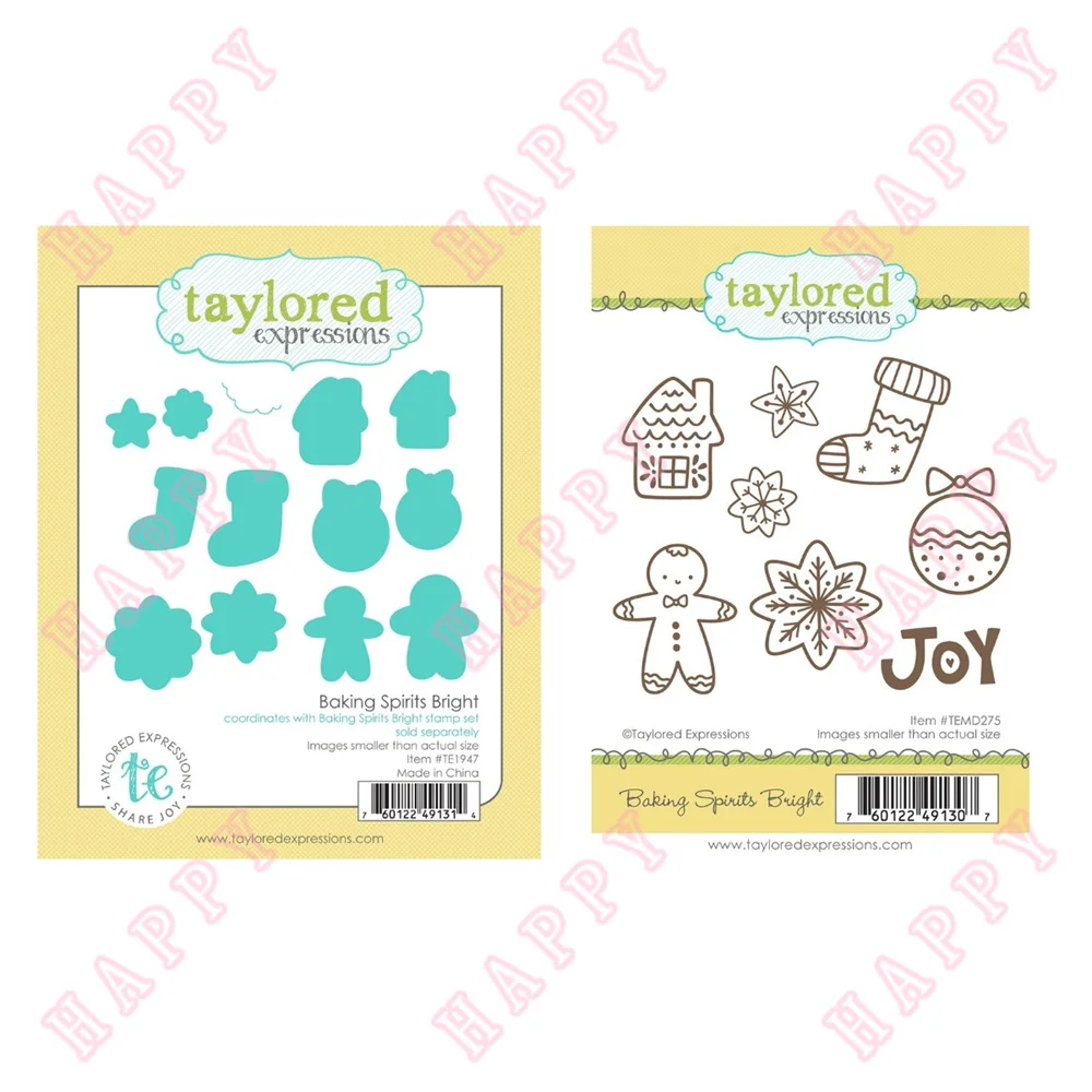 

Metal Cutting Dies Stamp Baking Spirits Bright Scrapbook Diary Decoration Paper Craft Embossing Template DIY Greet Card Handmade