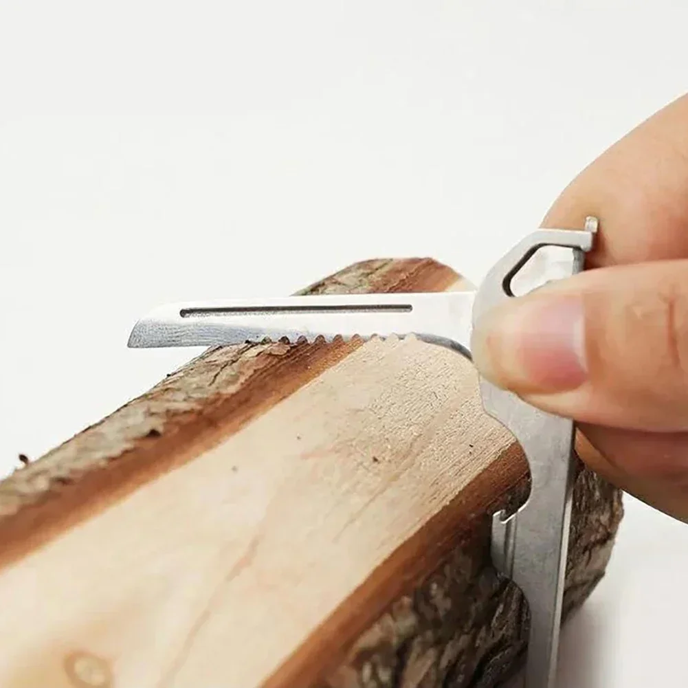 Utili Key Shape Mini Multi Tool Multipurpose Knife Opener Screwdriver Ring Keychain Pocket Survive Edc Gear Utility Pocket Kit