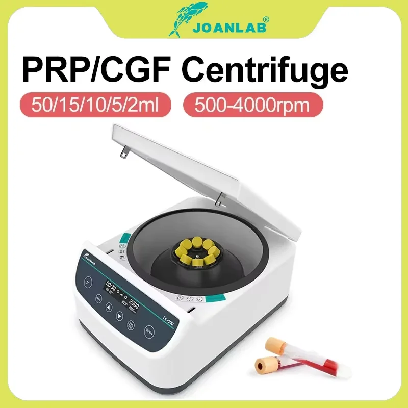 JOANLAB Centrifuge Machine Cgf Plasma Centrifuge Laboratory For 2/5/10ml Blood Collection Tube And 15/50ml Tube