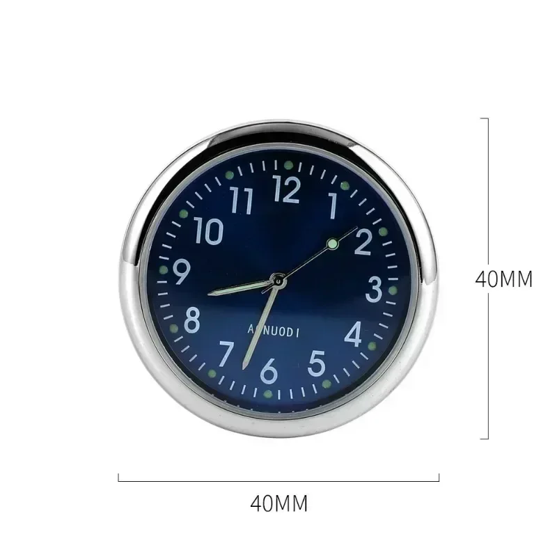 4cm Mini Watch Car Quartz Clock Mini Electronic Clock Waterproof Bicycle Motorcycle Watch Auto Car Dashboard car clock