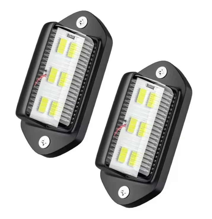 ตัวเลือกสินค้า ไฟส่องป้ายทะเบียนรถยนต์ LED 6 ดวง สำหรับรถ SUV รถบรรทุก รถตู้