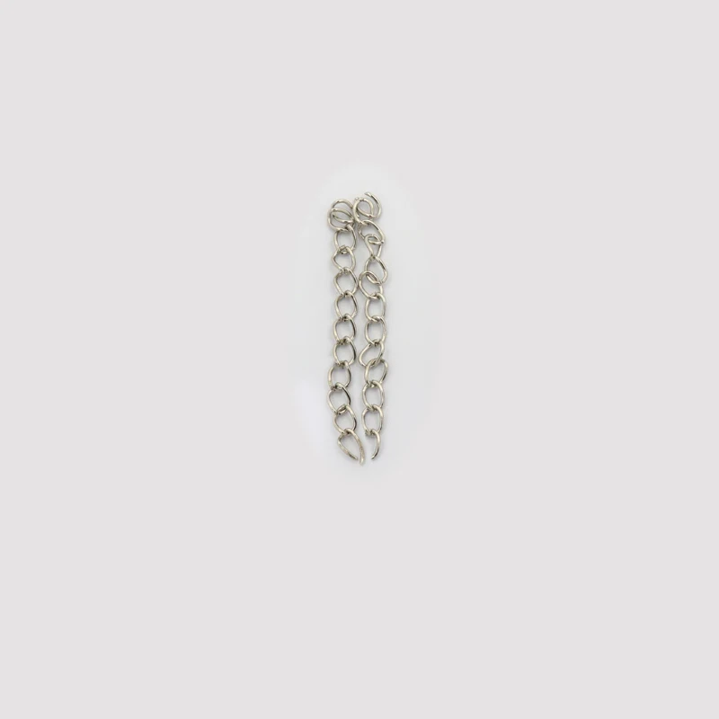 Gold & Silver Metal Extension Chain for Jewelry Making – Versatile Necklace & Bracelet Crafting Accessory