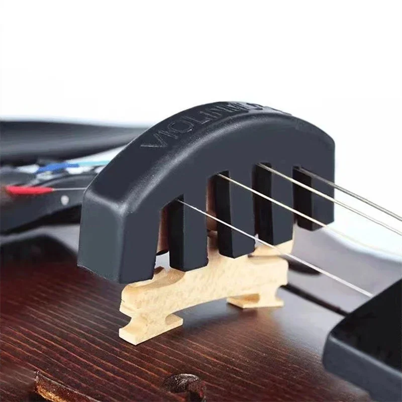 Violin Tuner 1PC Violin Silencer Mute Rubberised Five Pawl Weakness Adjuster Plug and Play Weakness Effects Playing Performance Violin Parts