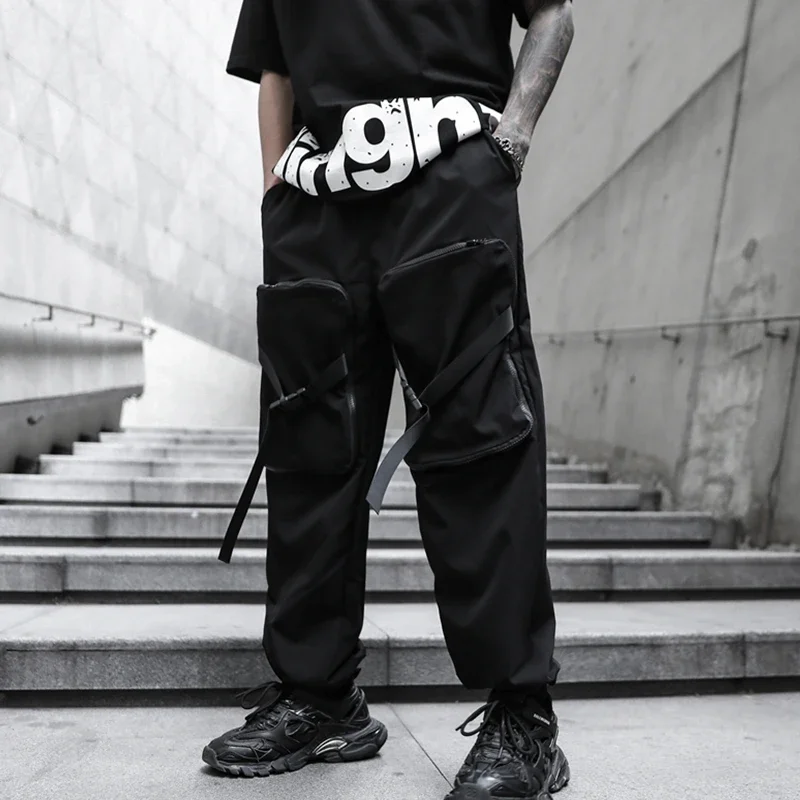 Hip Hop Men‘s Streetwear Pants Men Cargo Pants Jogger Casual Trousers New Multiple Pockets Harem Pants Male Fashion Sweatpants