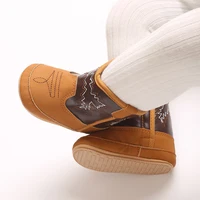 2024 Autumn New Western Cowboy Boots Fashionable and Casual Infant/Toddler Mid length Boots Embroidered Baby Boots for 0-18M 6