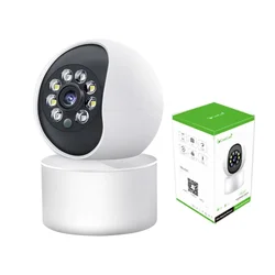 5MP WiFi Camera Dual Lens Security Night Vision Color Surveillance Cameras AI Automatic Human Tracking Indoor Video Cam Onvif