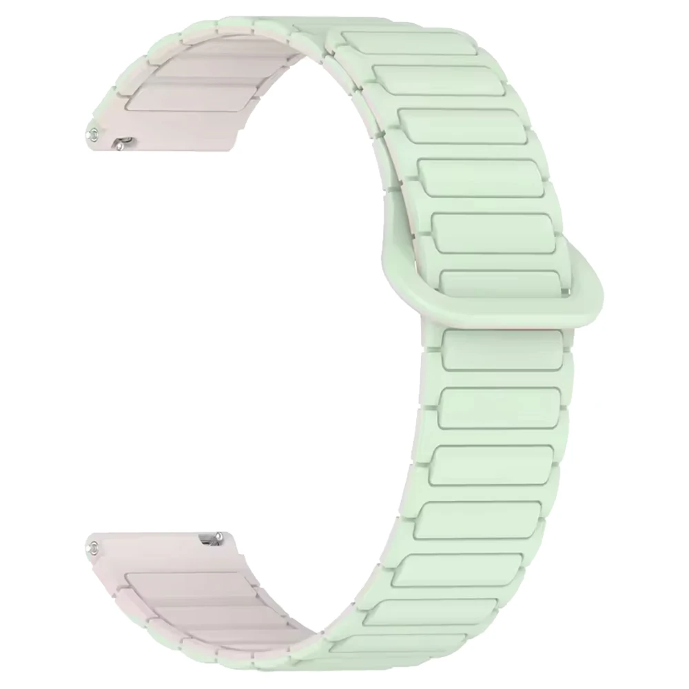 Enhanced Magnetic Silicone Loop Watch Strap - 22mm Band with Suunto Compatibility Removed
