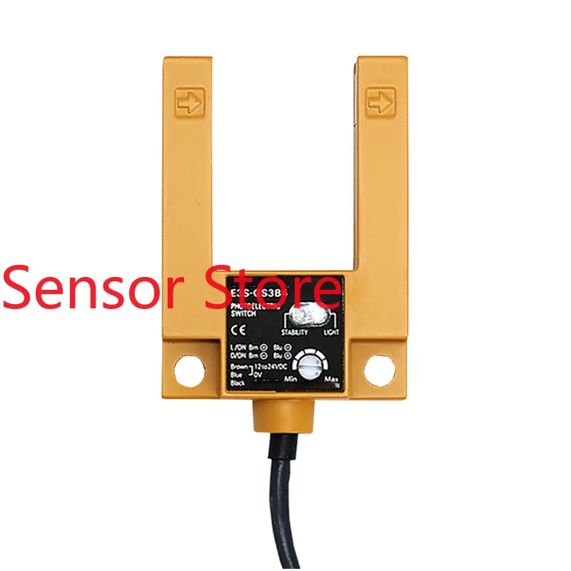 Concave Groove Sensor E3S-GS3B4 Photoelectric Induction Switch - PNP