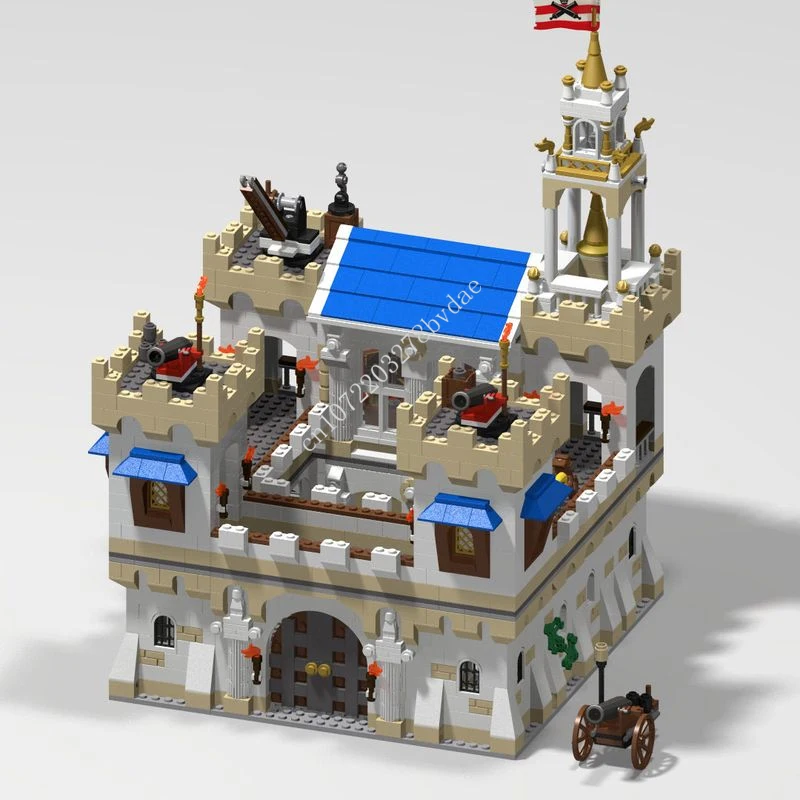 

4246 шт., Детский конструктор MOC Пираты, английский форт