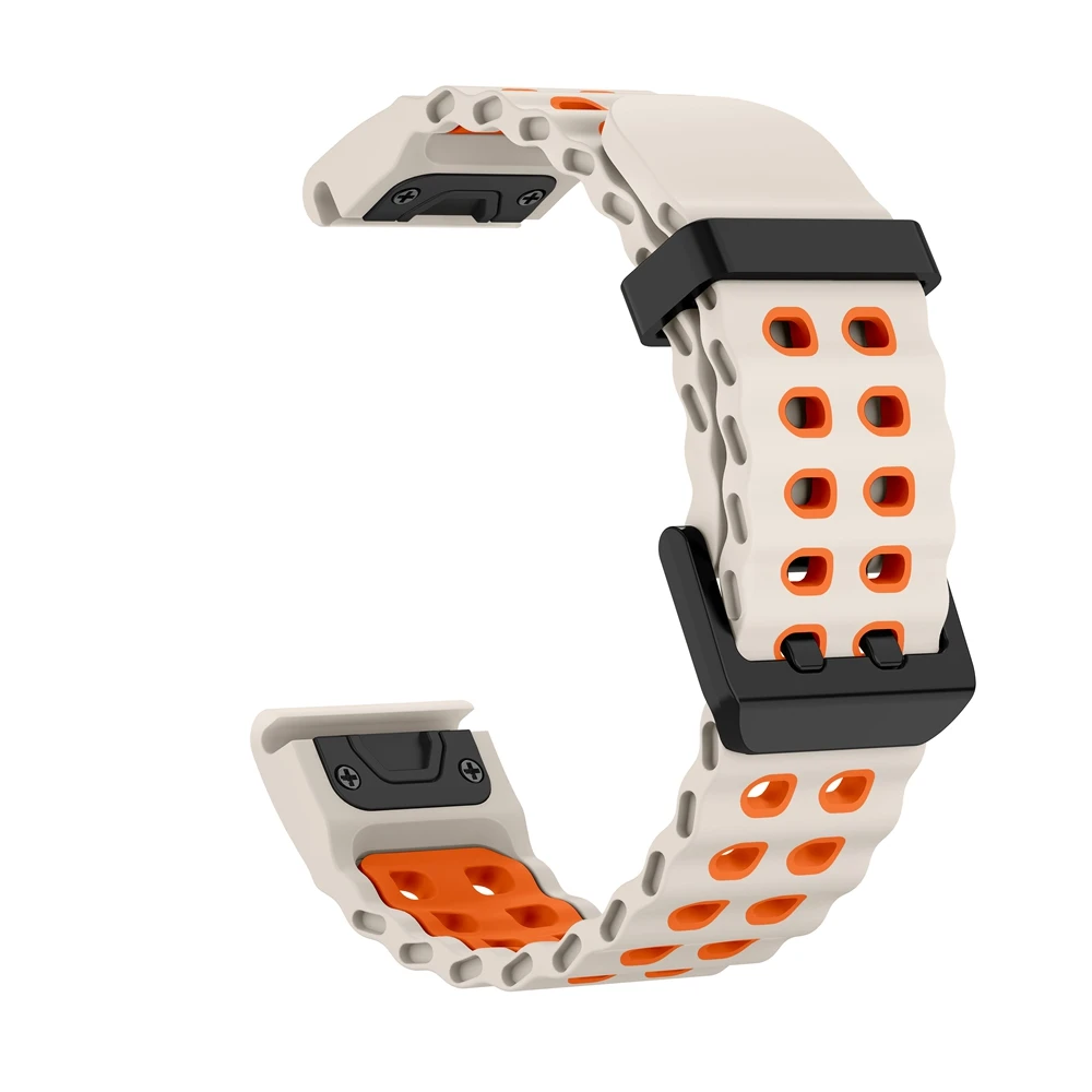 Premium Silicone Quick Fit Strap - 22/26mm Adjustable Bracelet