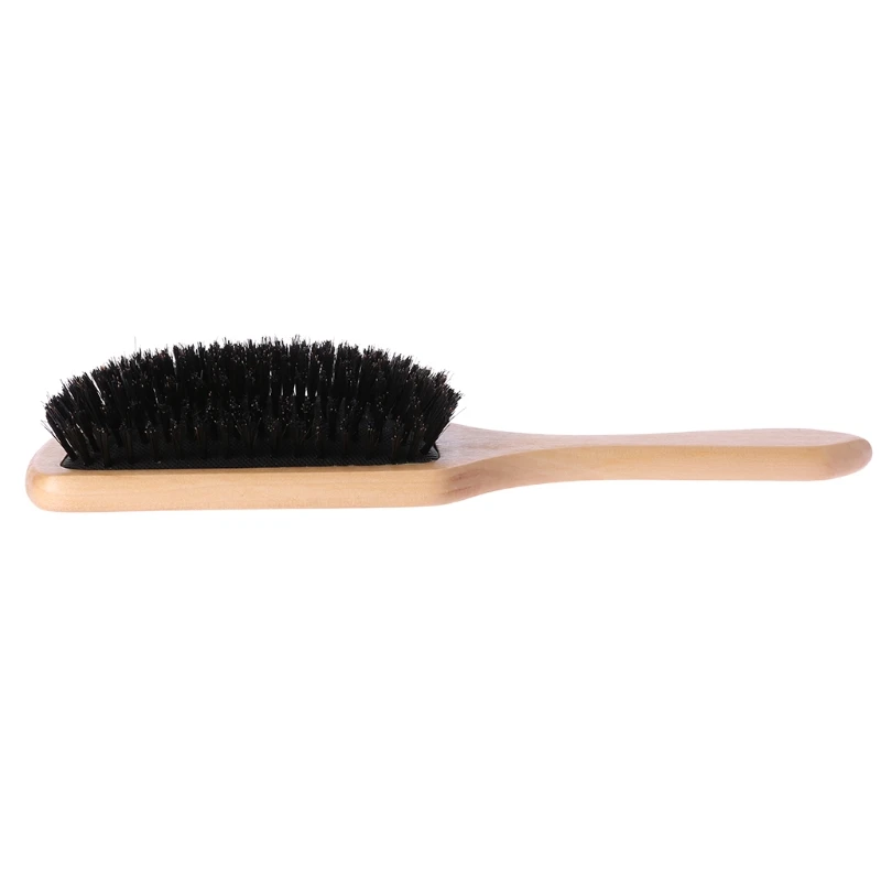 

Wooden Handle Hair Vent Brush Bristle Brushes Care SPA Massager Comb Styling
