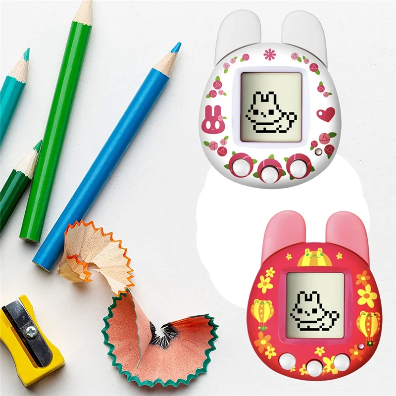 Handheld Retro Virtual Pet Machine Game Console Electronic Digital Pet Toy for Kids Children(B) 3