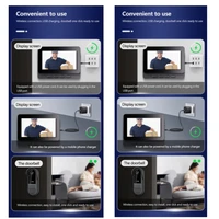 Wireless intercom Doorbell HD Night Vision 4.3in lPs screen Waterproof Visual Doorbell camera smart Home security Video By Bell - Image 5