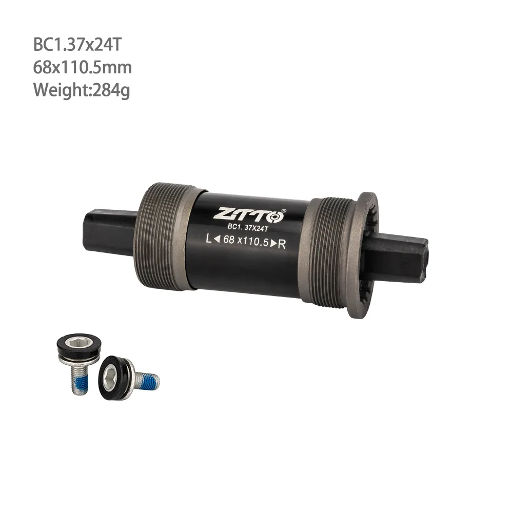 Ztto fahrrad bsa Tretlager 113,5 122,5mm mm Quare Hole Kurbel achse Fahrrad teile bb für quadratisch konische Spindel kurbel garnitur – Detail 11