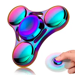 Colorful Metal UFO Fidget Spinner - Stress - Relief Handheld Toy (1pcs)