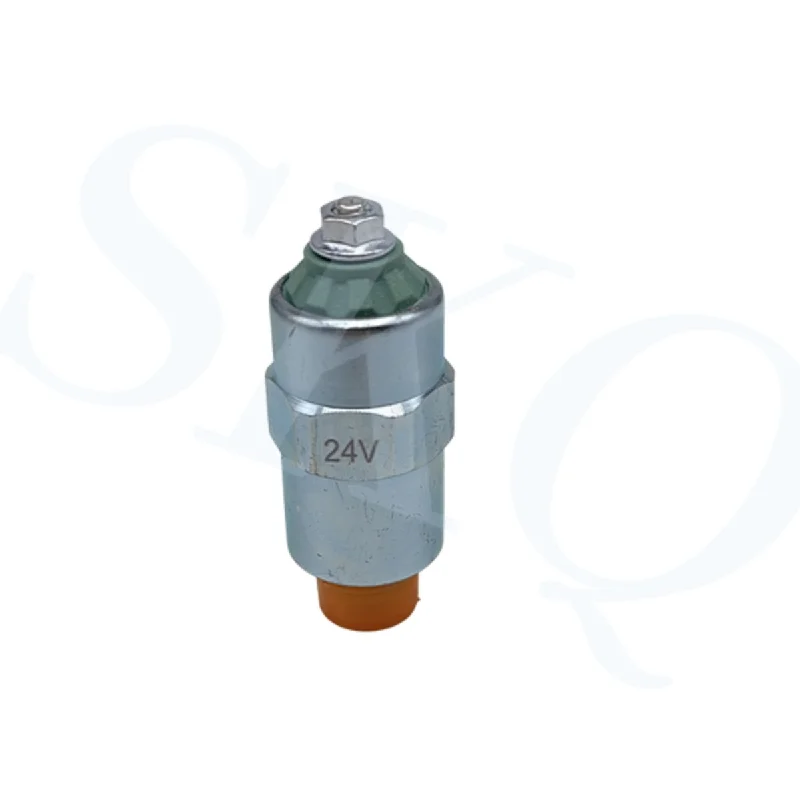 

For JCB engine high-pressure oil pump cut-off switch shut-off solenoid valve 24V excavator accessories