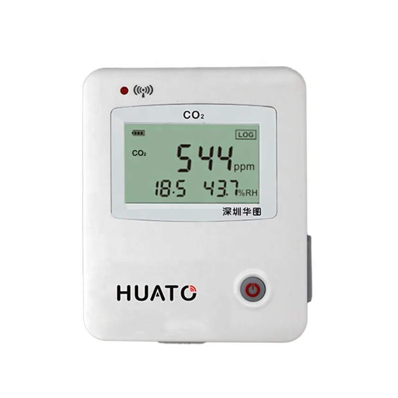 

Carbon dioxide CO2 Temperature Humidity Data Logger recorder with USB port HUATO S653