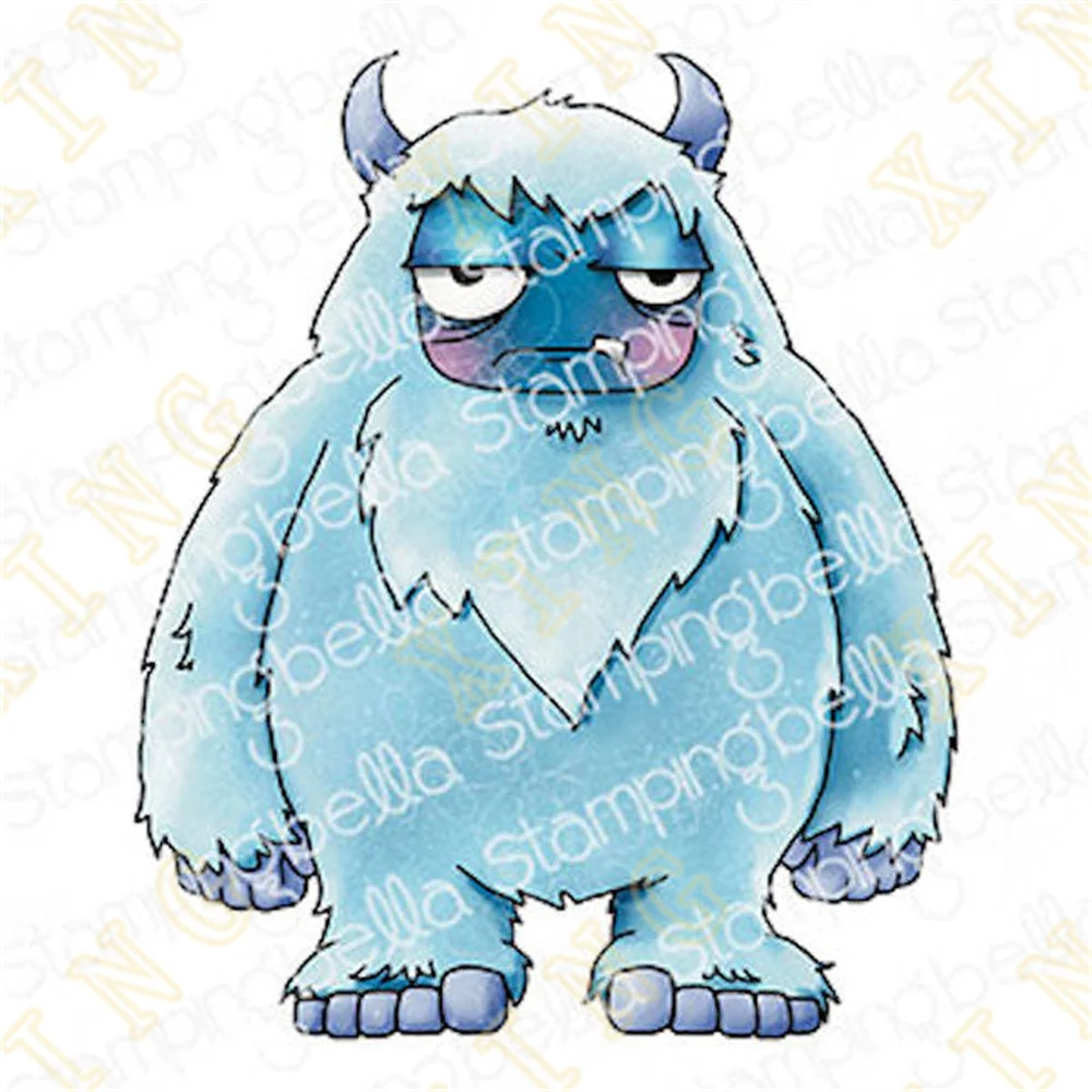 

Oddball Yeti Metal Cutting Dies and Clear Stamps for DIY Scrapbook Paper Craft Handmade Card Album Punch Art Cutter New Arrival