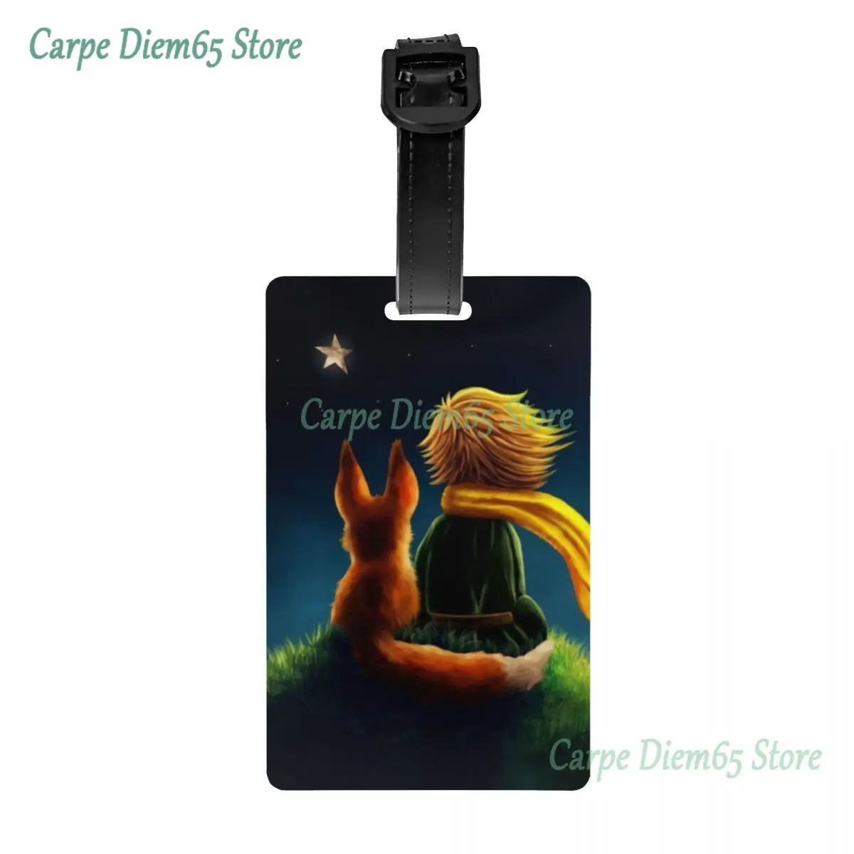 

The Little Prince Fiction Luggage Tag France Fairy Tale Suitcase Baggage Privacy Cover ID Label