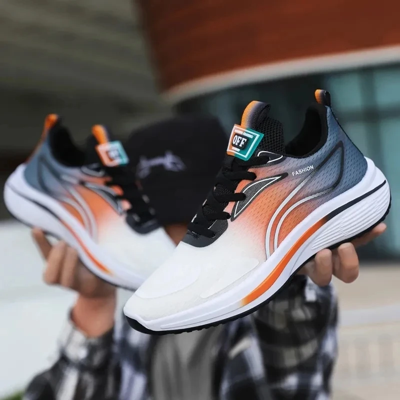 

Men's And Women's Casual Shoes Couple Shoes Spring And Autumn Sports Flat Comfortable Non-Slip Mesh Breathable Running Shoes