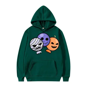 سترة بغطاء للرأس مطبوعة على الموضة لعام 2025، سترة مريحة وفضفاضة عالية الجودة 3