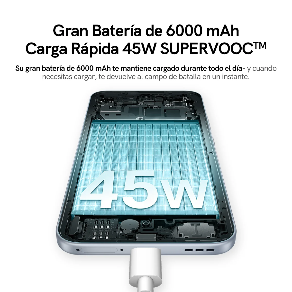 OPPO Reno 14 F 5G, Teléfono Móvil Oficial, Pantalla OLED de 6.59 Pulgadas, Resolución 1080 x 2372, 12GB-256GB, Carga de 45W, 6000mAh, Android 15.0 OTA, Verde 5