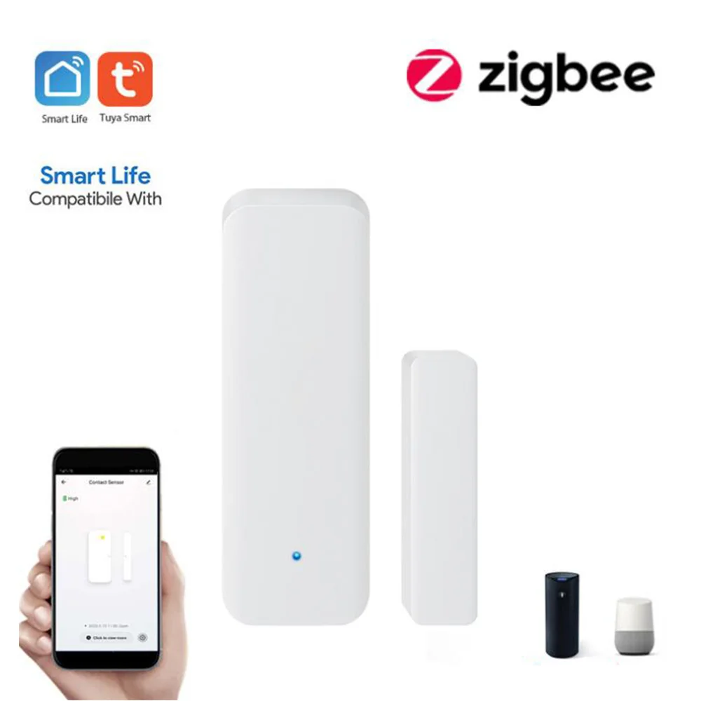 

Смарт-Датчик TUYA Zigbee 3,0 для окон и дверей, беспроводное подключение
