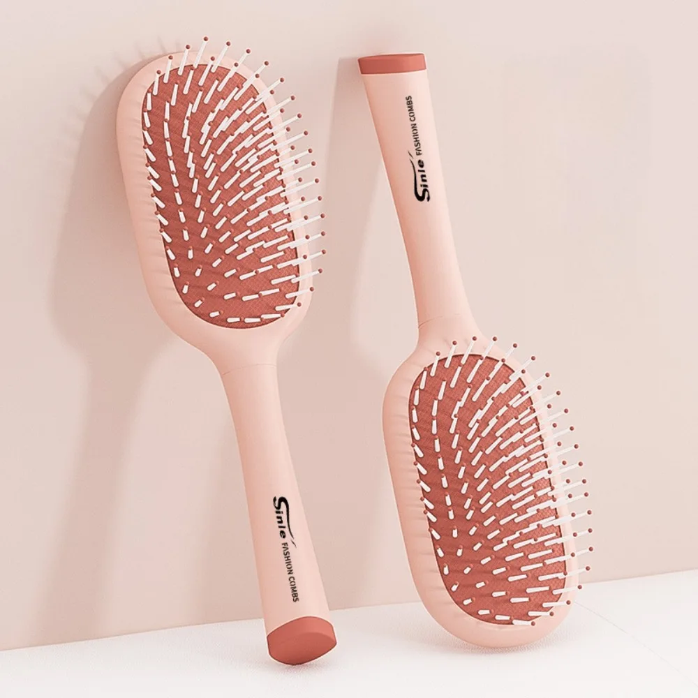 Long Handle Scalp Massage Comb Air Cushion Brush Detangling Hair Brush Wet Curly Hair Comb Anti Static Fluffy Combs Styling Tool