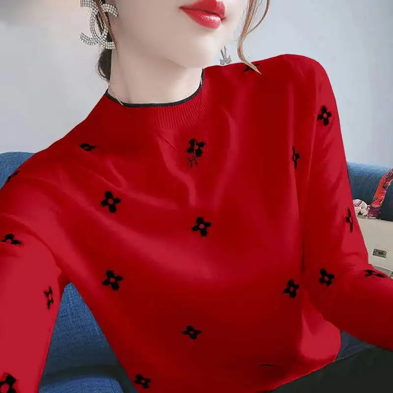 yellow sweater Pure cotton T-shirt women 2022 summer new O-neck pullover Flower knitwear plus size casual sweater short-sleeved tees hot cardigan