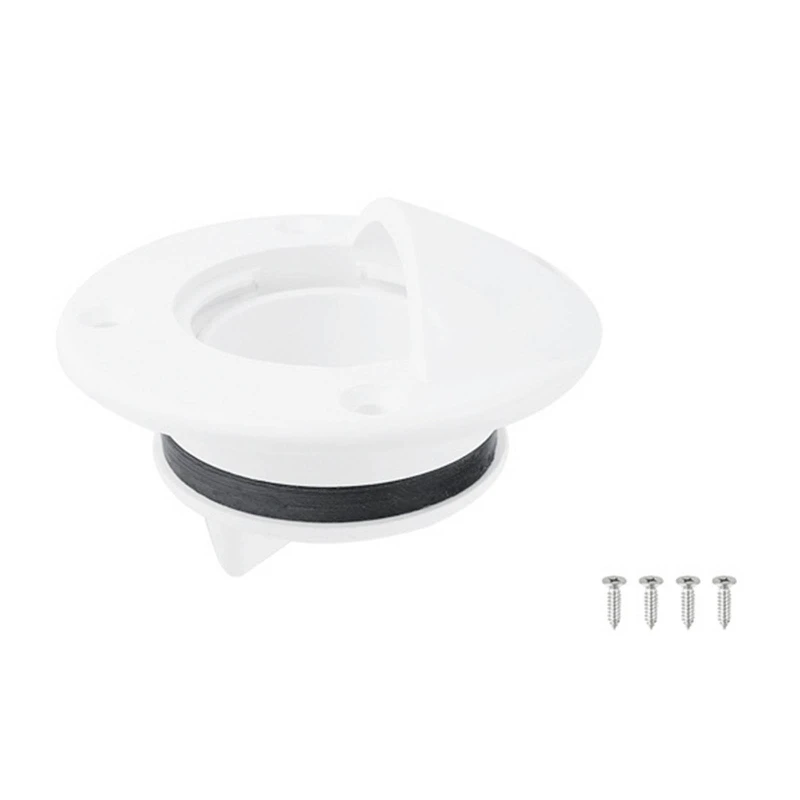 

2023 New Nylon Marine Boat Transom Deck Mount Drain Scupper Screw Bung Stopper